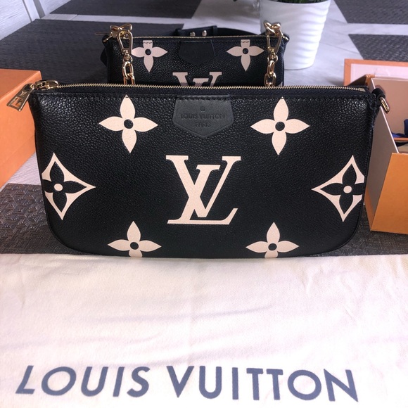 XXX NOT FOR SALE XXX LV Authentic large removable pochette and chain - Picture 3 of 8